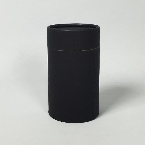 Paper tube 65-S(Black)_Cosmetic Candy Pharmaceutical Packing Box Cylinder Gift Box Wrapping Supplies